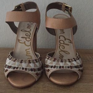 Sam eldelman tan yuri heels